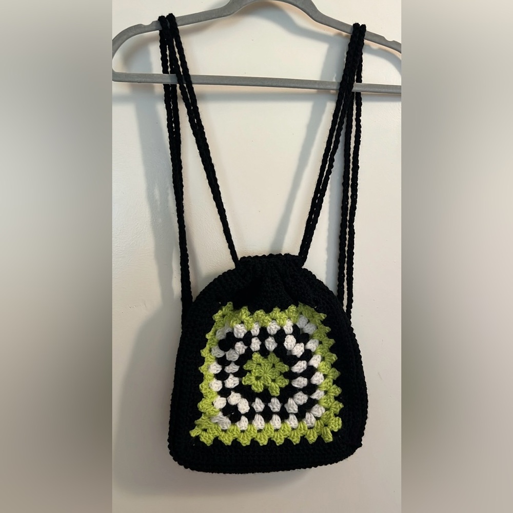 Crocheted Backpack - image 8